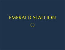 Tablet Screenshot of emerald-stallion.com
